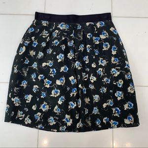 Jcrew high wasted silk skirt